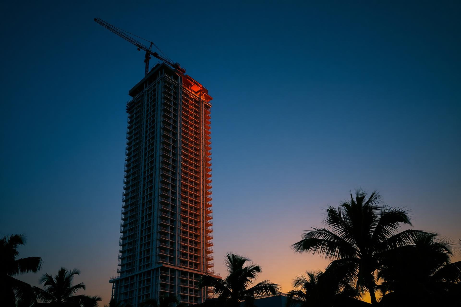 Edifício em construção em Fortaleza
